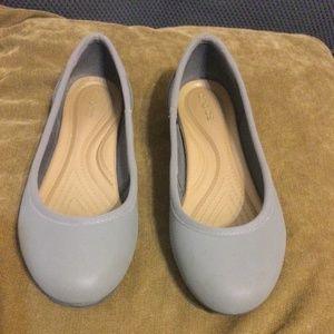 Gray Croc Women’s Slip On Shoes